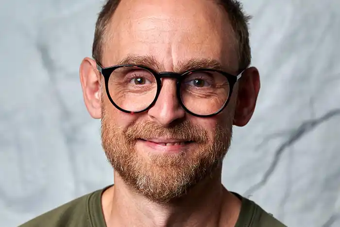 Martin Hasselgren, lärare på Calle Flygare Teaterskola